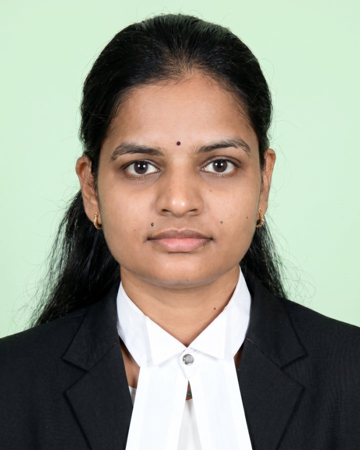 Adv. Sushmitha, advocate at YUVA Law Firm, Chennai
