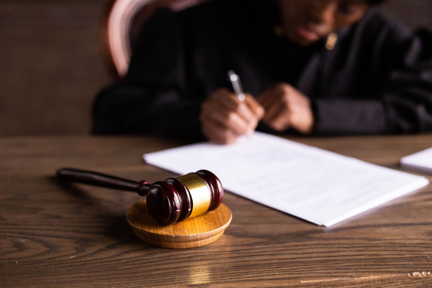 judge signing a divorce decree under the Indian Divorce Act